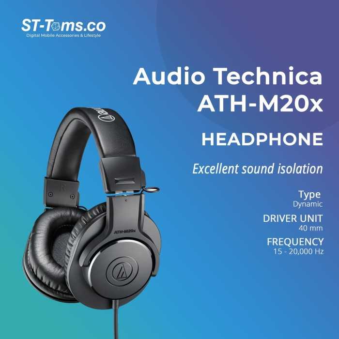 Audio-technica ath-m30x отличное решение для домашней студии или привередливого меломана