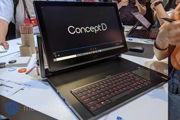 Acer conceptd-серия ноутбуки
