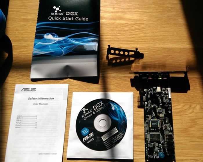 Настройки xonar dg audio center настройка