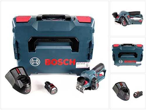 Электрорубанок bosch gho 12v-20 3.0ач х2 l-boxx - купить , скидки, цена, отзывы, обзор, характеристики - электрорубанки