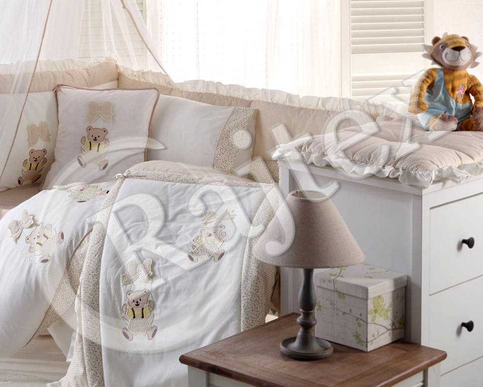 Постельное бельё для новорожденных в кроватку — размеры, советы по выбору