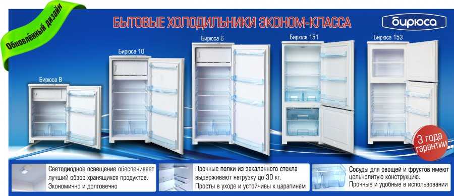 Обзор холодильников «бирюса»: рейтинг лучших моделей + сравнение с другими брендами | статьи о строительстве и ремонте