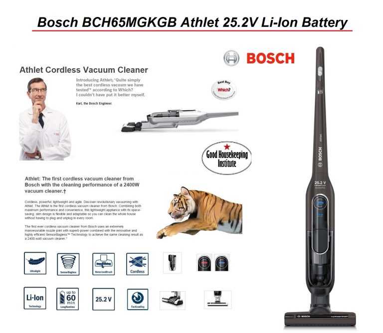 Bosch BCH 6L2561 - короткий, но максимально информативный обзор. Для большего удобства, добавлены характеристики, отзывы и видео.