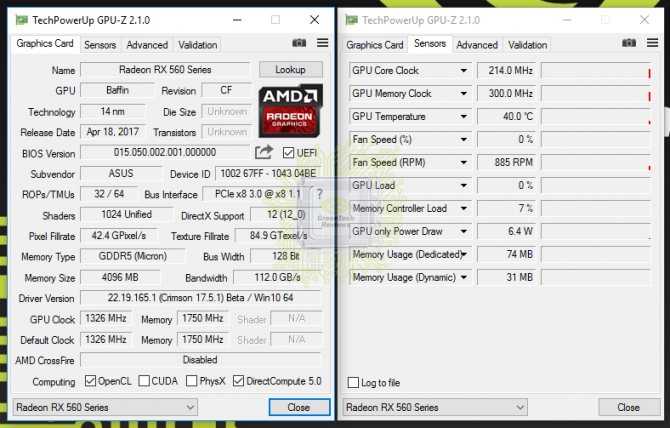 Asus radeon rx 560 2gb vs gigabyte radeon rx 560 gaming oc 4gb: в чем разница?