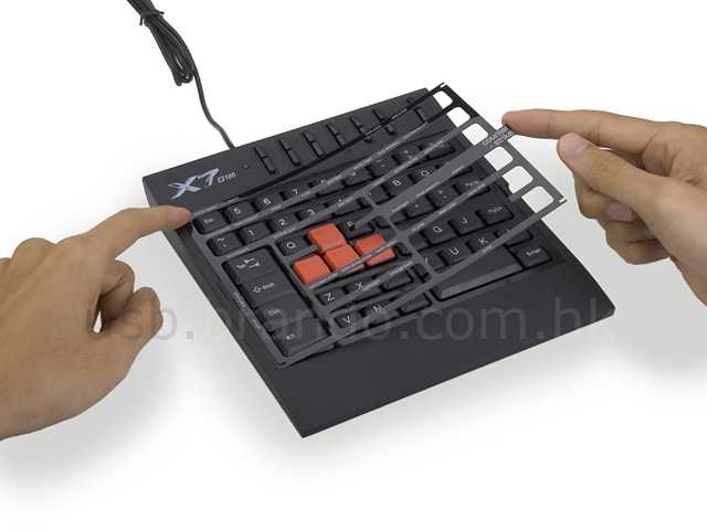 Игровая клавиатура a4tech x7-g100 black usb