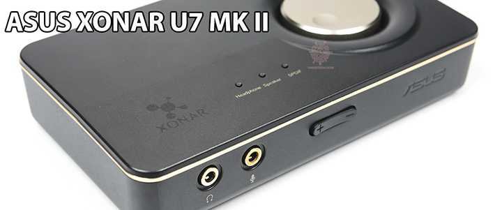 Звуковая карта asus xonar u7 mkii поддерживает 7.1-канальный звук высокого разрешения