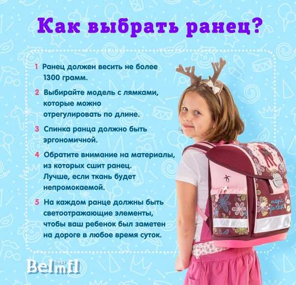 Выбираем школьный рюкзак для девочки в 1 класс
