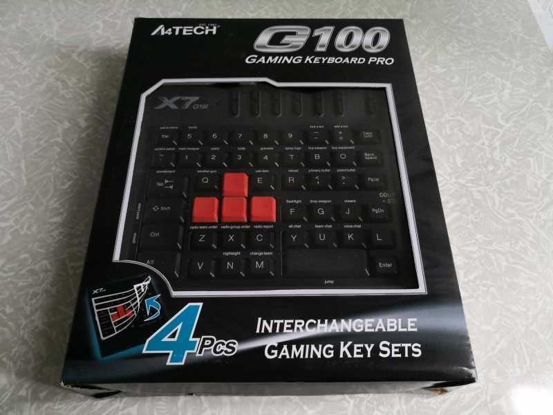 Игровая клавиатура a4tech x7-g100 black usb - цены, характеристики,  отзывы