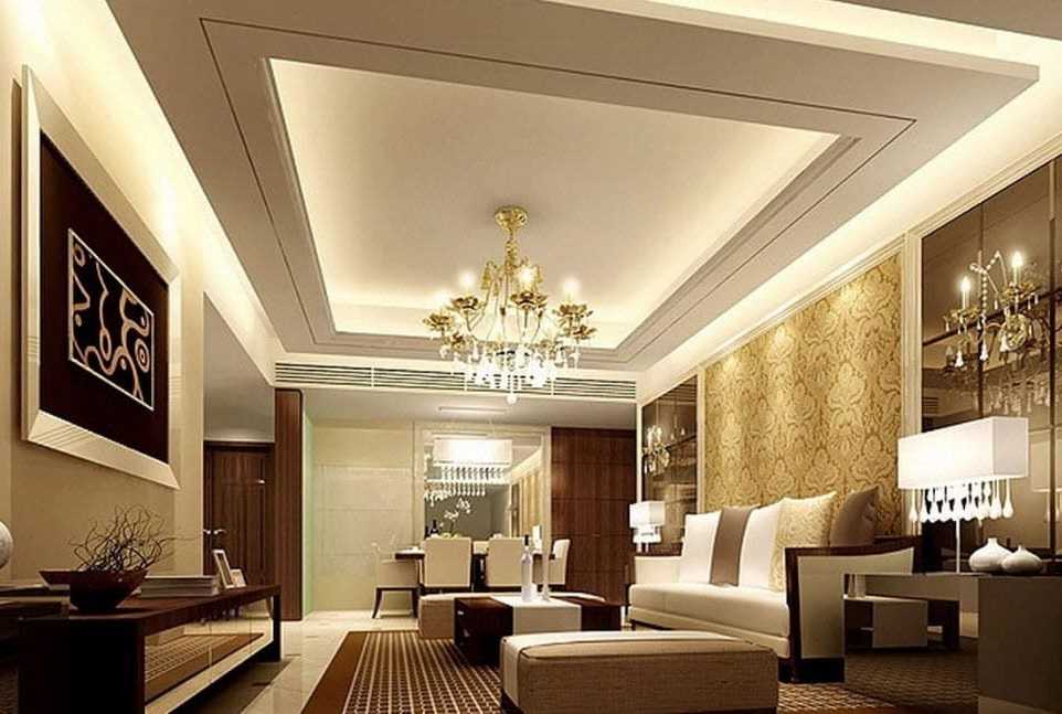 Фото простых и сложных потолков из гипсокартона в зале и гостиной. Плюс потрясающие идеи для Вашего ремонта!