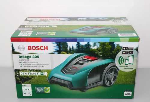 Робот газонокосилка bosch  bosch indego 400 connect (0.600.8b0.101) | купить
