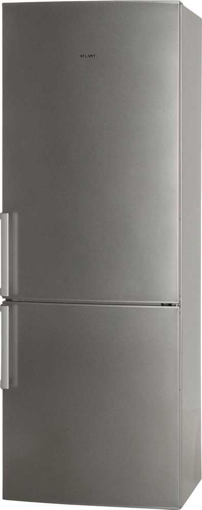 Белый двухкамерный холодильник atlant хм 6025-031 с механическим типом управления