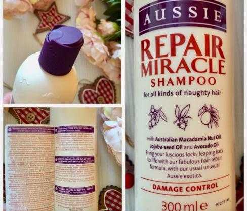 Aussie Repair Miracle Shampoo - короткий, но максимально информативный обзор. Для большего удобства, добавлены характеристики, отзывы и видео.