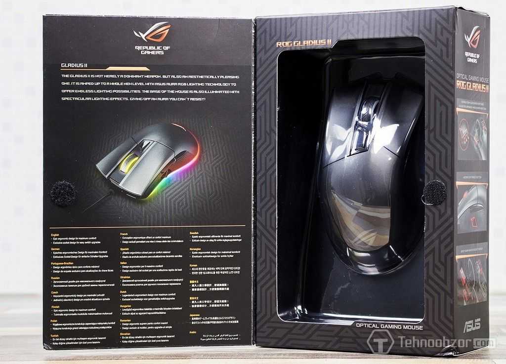 Игровая мышка asus rog gladius ii – полный обзор