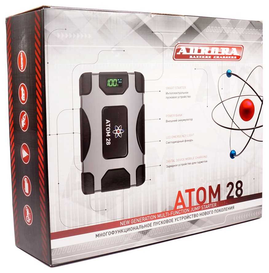 Профессиональное пусковое устройство нового поколения aurora atom 30 (12/24в) - интернет-магазин инструментовинтернет-магазин инструментов