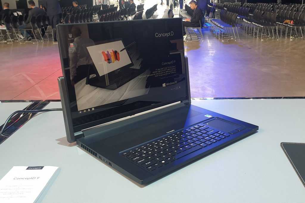 Обзор acer conceptd 7 (cn715-72g): мощный и очень элегантный ноутбук