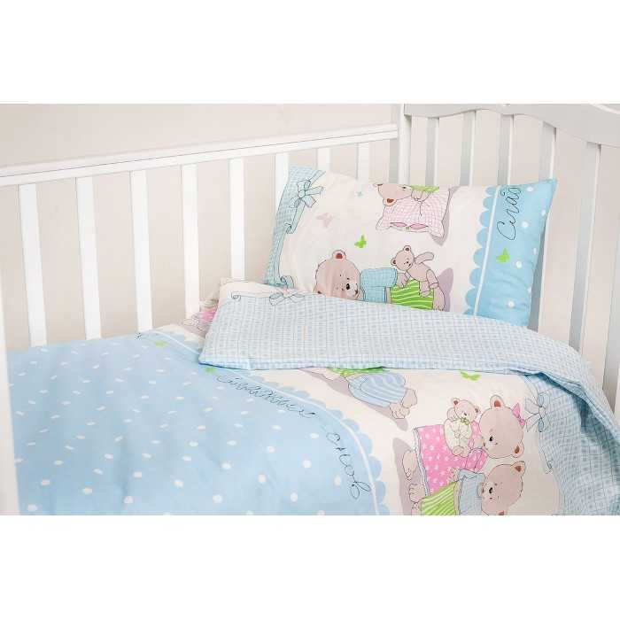 Постельное бельё для новорожденных в кроватку: размеры, советы по выбору